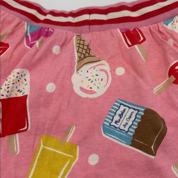 Mini Boden Pink Lemonade Ice Cream Jersey Skort - Picture 6 of 8